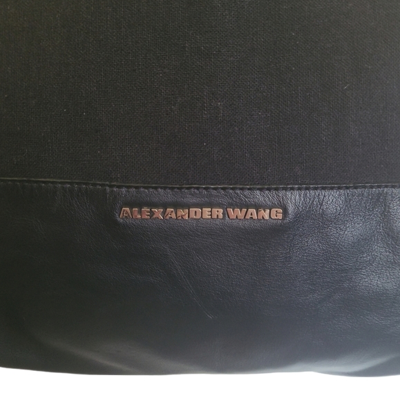 ALEXANDER WANG | Black Canvas + Leather Tote Bag - Picture 4 of 9